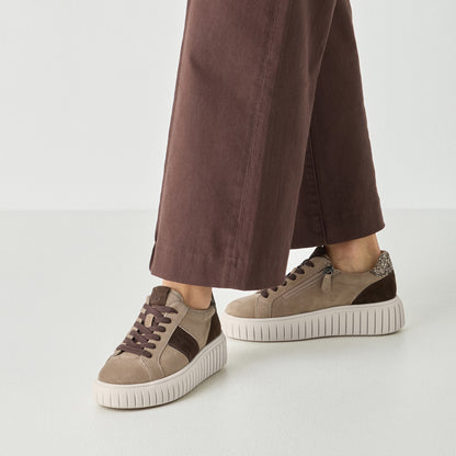 Baskets Coro Taupes