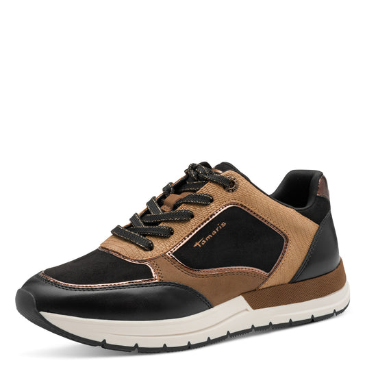 Baskets Horsens Noires article 23768 Chaussures femmes tamaris Nouvelle Collection automne/hiver 2025 Chaussures Jeanmart Magasins Belgique Liege Grivegnée Ans Namur