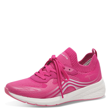 Baskets Tejar Roses Article 23769 Marque Tamaris Chaussures Femmes Magasin Belgique Liège Grivegnée Ans Namur Eupen Nouvelle Collection Printemps été 2025