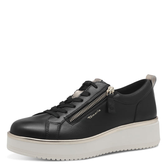 Baskets Felipe Noires Article 23775 Marque Tamaris Chaussures Femmes Magasin Belgique Liège Grivegnée Ans Namur Eupen Nouvelle Collection Printemps été 2025