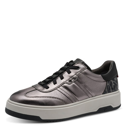Baskets Roskilde Grises article 23775 Chaussures femmes tamaris Nouvelle Collection automne/hiver 2025 Chaussures Jeanmart Magasins Belgique Liege Grivegnée Ans Namur