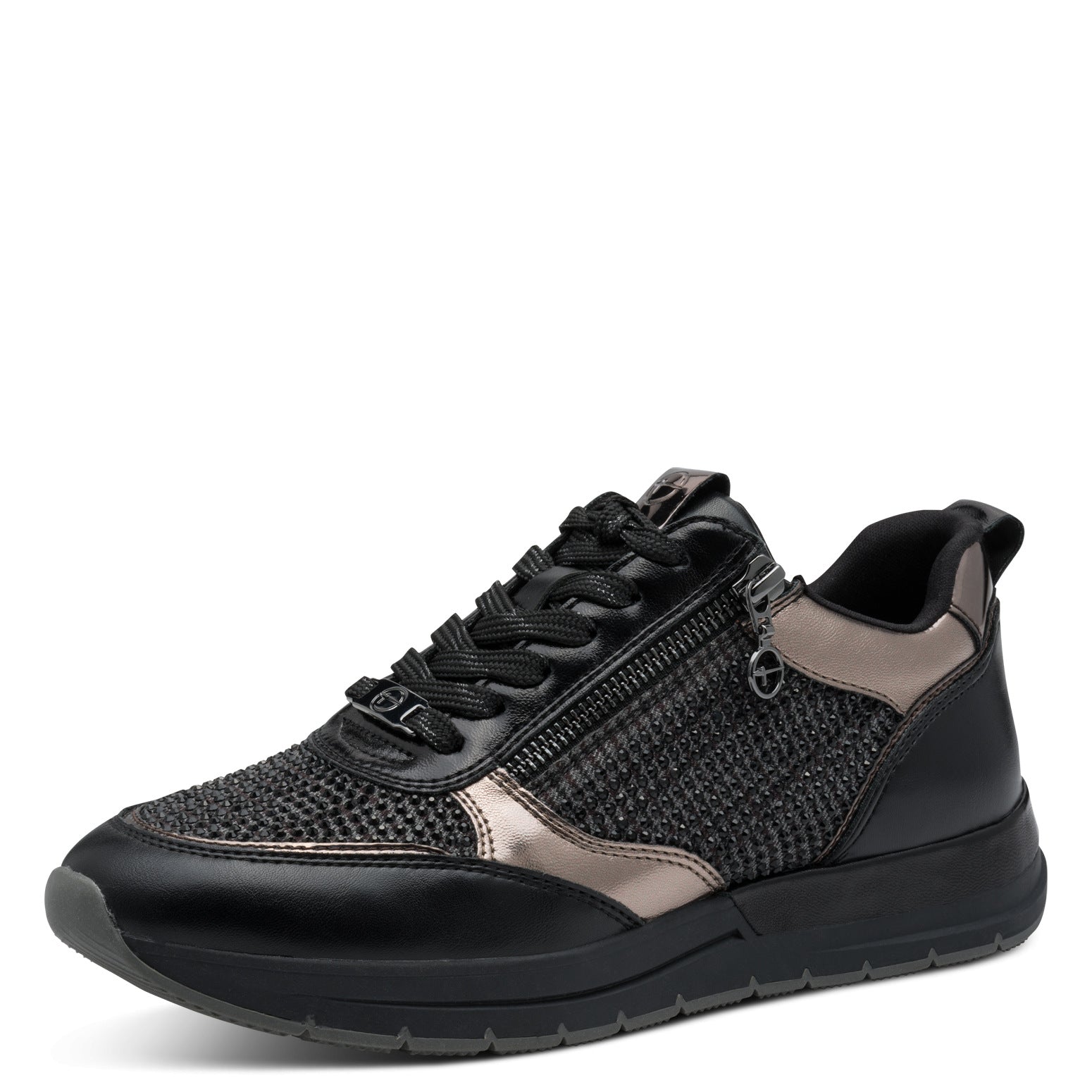Baskets Herning Noires article 23832 Chaussures femmes tamaris Nouvelle Collection automne/hiver 2025 Chaussures Jeanmart Magasins Belgique Liege Grivegnée Ans Namur