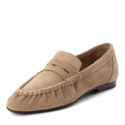 Mocassins Froissés Beiges article 24205 Marque Tamaris Nouvelle collection printemps été 2026 magasins chaussures Jeanmart Liège Grivegnée Ans Namur Eupen