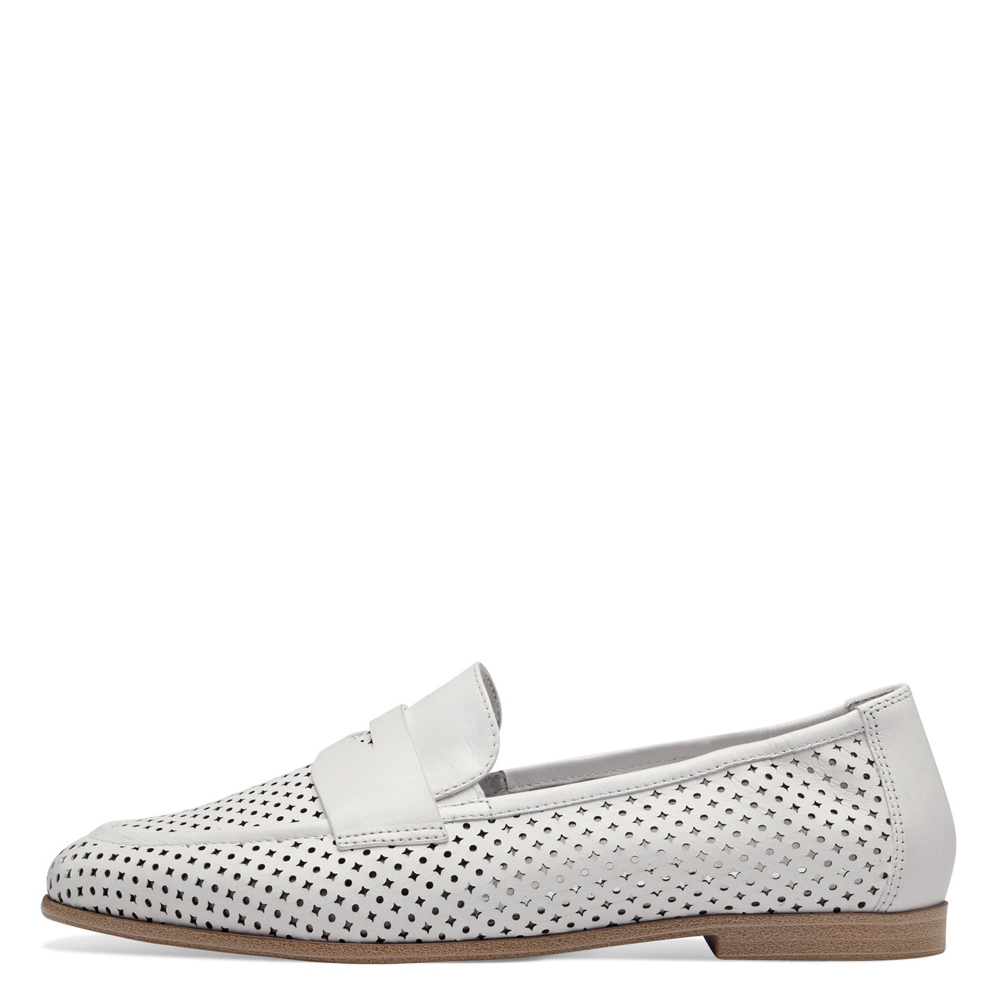 Witte Marynais-mocassins 