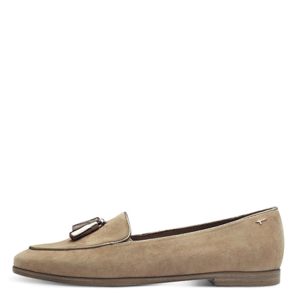 Characita Beige Mokassins