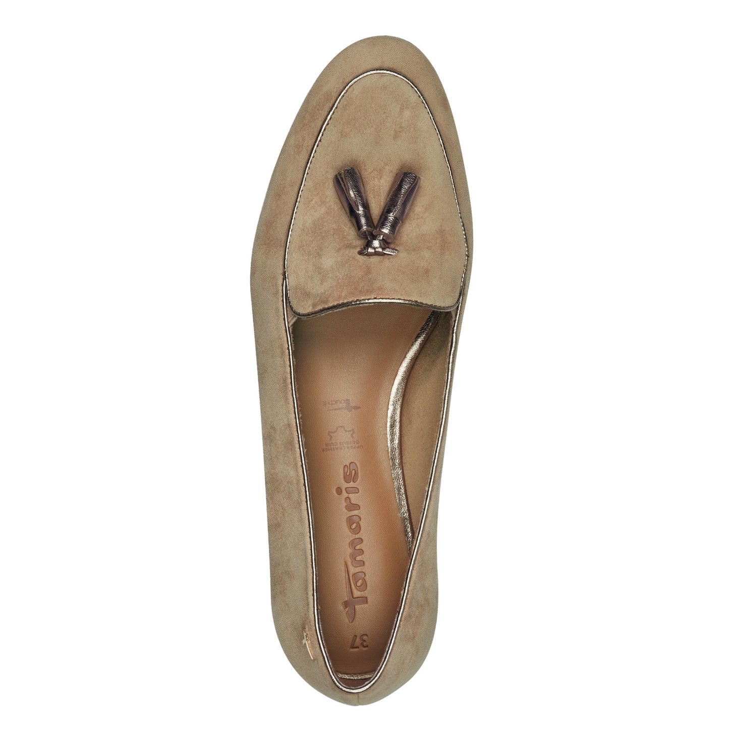 Characita Beige Mokassins
