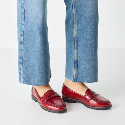 Mocassins Odense Rouges