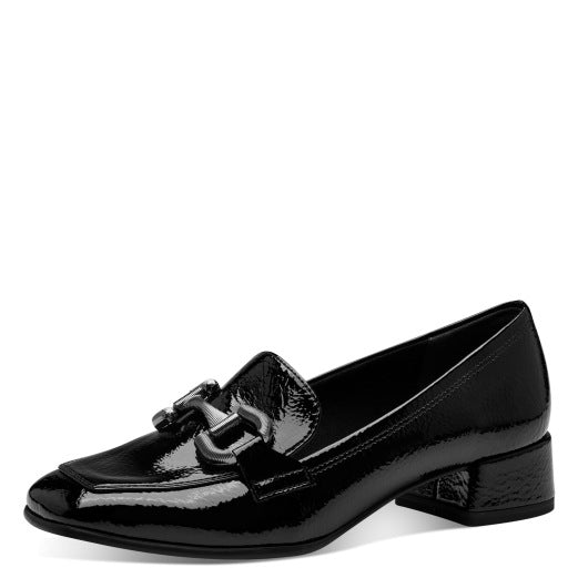 Mocassins 24316 noirs Nouvelle collection automne hiver 2024 Marque Tamaris Chaussures femmes Magasin Jeanmart Grivegnée Ans Namur