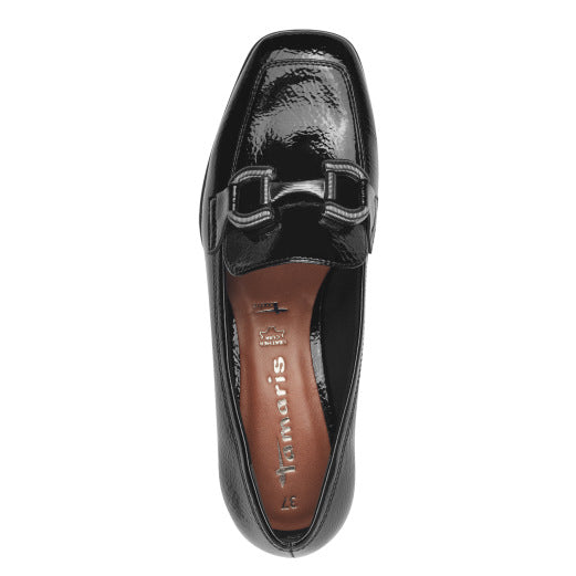 Zwarte duindoorn loafers