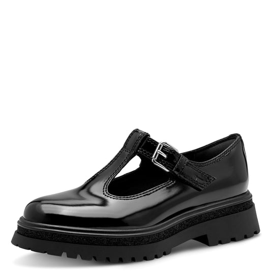 Mocassins Vejle Noirs article 24324 Chaussures femmes tamaris Nouvelle Collection automne/hiver 2025 Chaussures Jeanmart Magasins Belgique Liege Grivegnée Ans Namur
