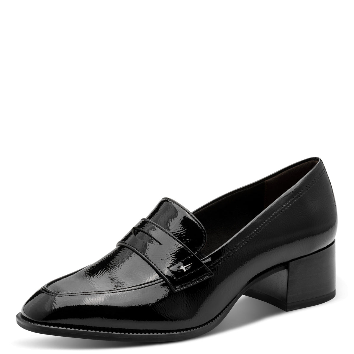 Mocassins Classy Noirs article 24342 Chaussures femmes marque Tamaris Nouvelle Collection automne/hiver 2026 Chaussures Jeanmart Magasins Belgique Liege Grivegnée Ans Namur Eupen