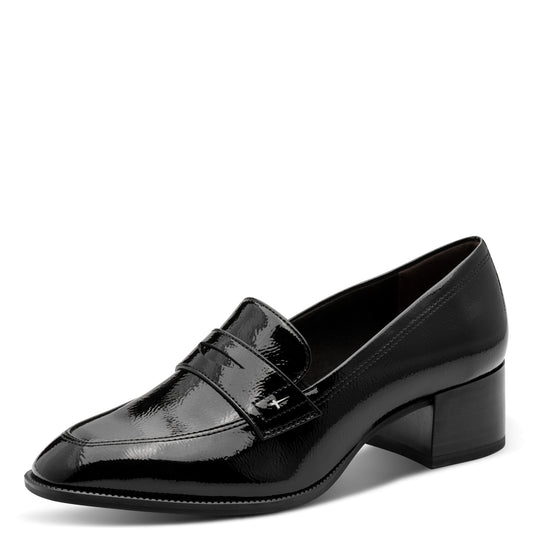 Mocassins Classy Noirs article 24342 Chaussures femmes marque Tamaris Nouvelle Collection automne/hiver 2026 Chaussures Jeanmart Magasins Belgique Liege Grivegnée Ans Namur Eupen