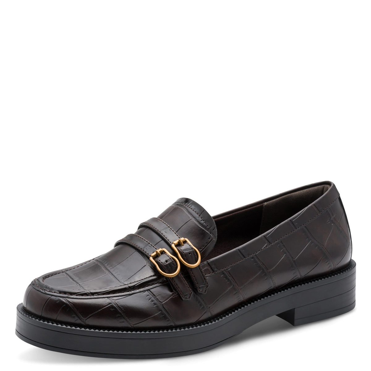 Mocassins Esberg Bruns article 24348 Chaussures femmes marque Tamaris Nouvelle Collection automne/hiver 2026 Chaussures Jeanmart Magasins Belgique Liege Grivegnée Ans Namur Eupen