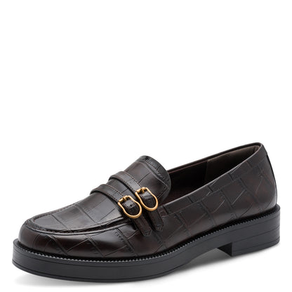 Mocassins Esberg Bruns article 24348 Chaussures femmes marque Tamaris Nouvelle Collection automne/hiver 2026 Chaussures Jeanmart Magasins Belgique Liege Grivegnée Ans Namur Eupen
