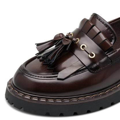 Mocassins Fringe Bruns