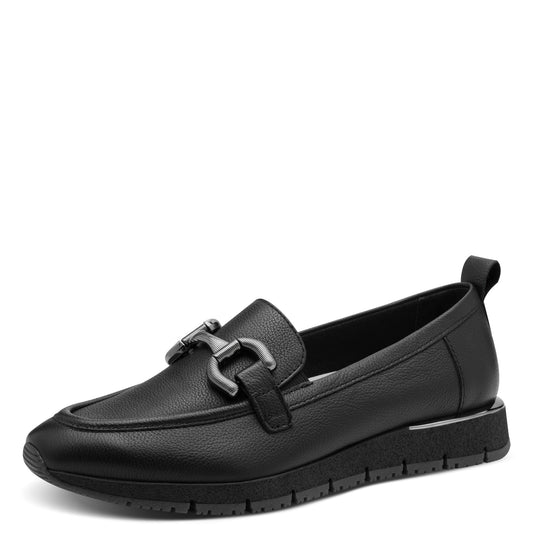 Mocassins Brignoles Noirs article 24711 Chaussures femmes tamaris Nouvelle Collection automne/hiver 2025 Chaussures Jeanmart Magasins Belgique Liege Grivegnée Ans Namur