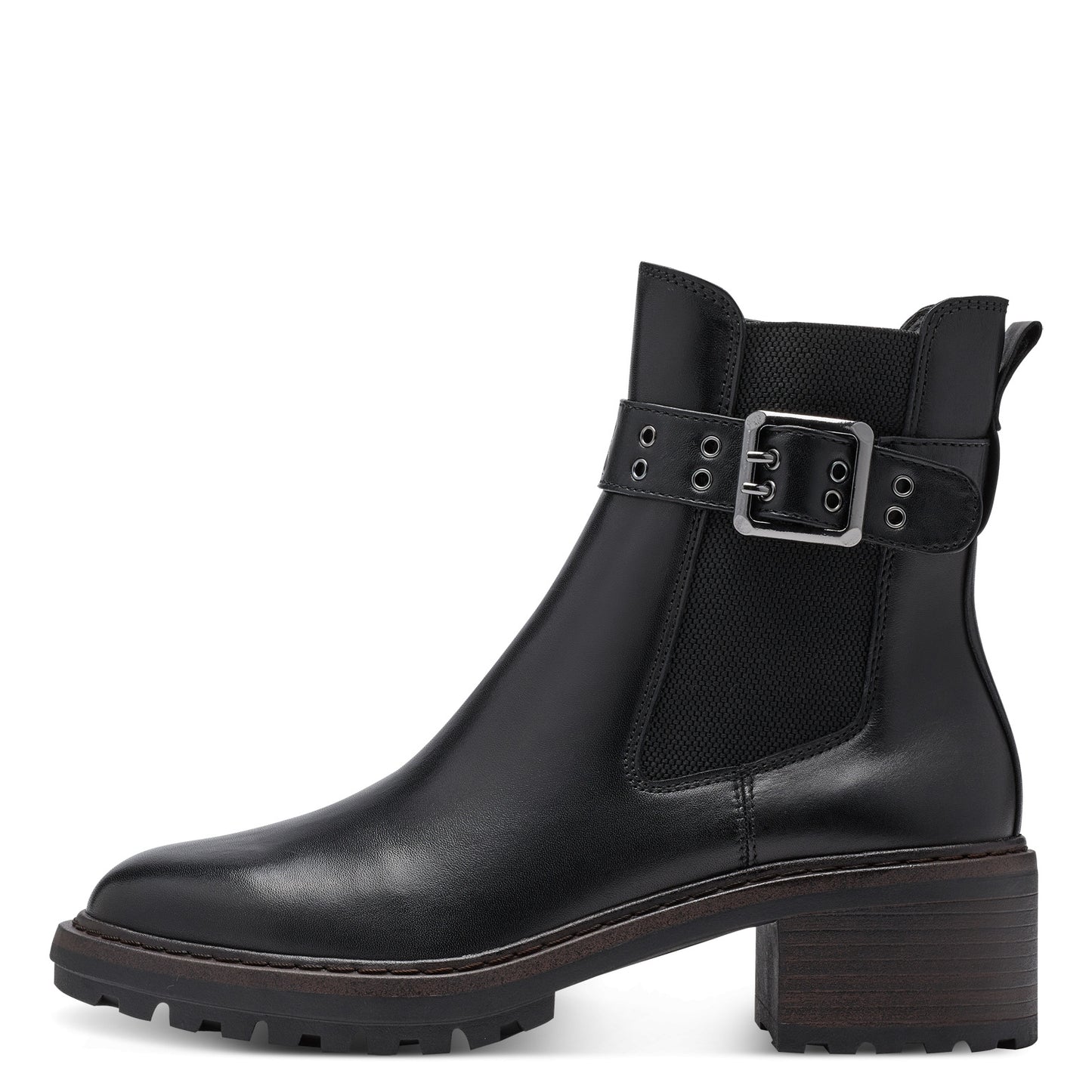 Schwarze Sanddornstiefel 