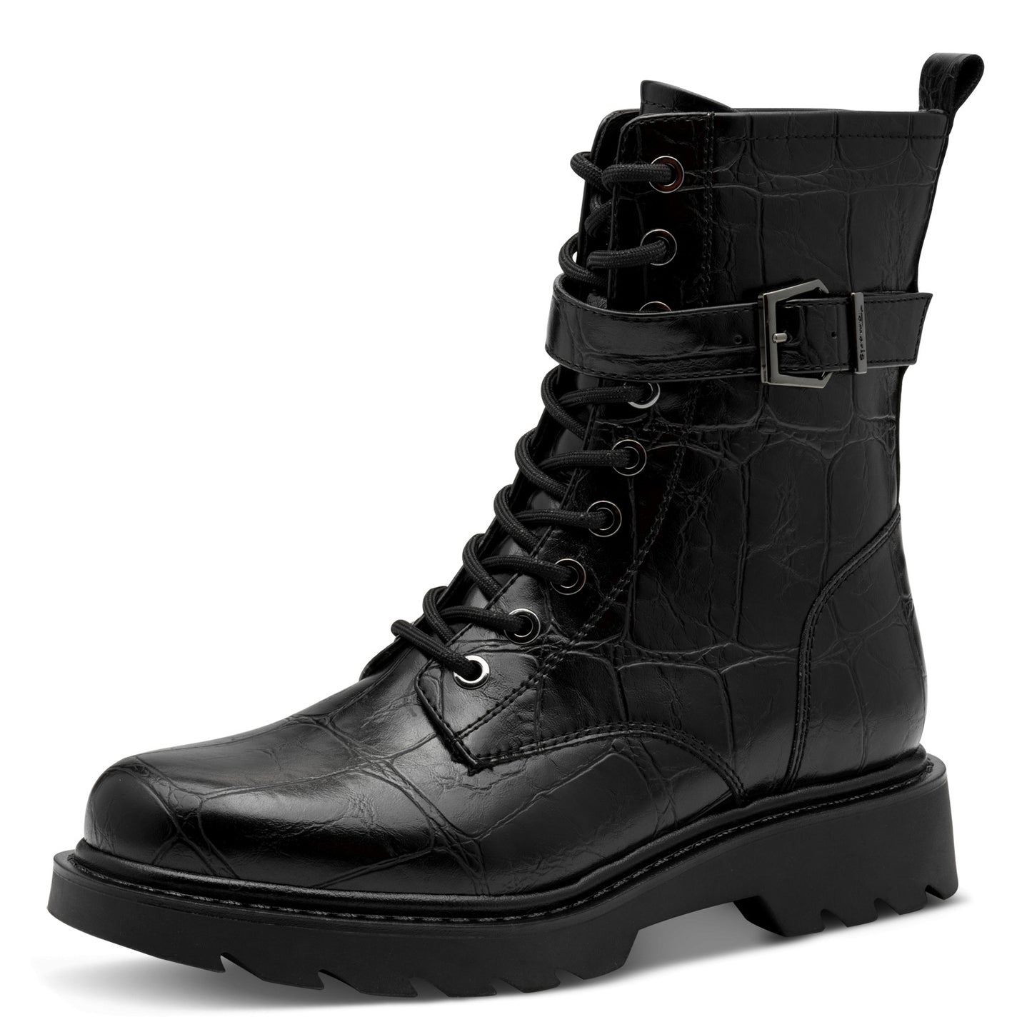 Bottines Lolland Noires article 25228 Chaussures femmes tamaris Nouvelle Collection automne/hiver 2025 Chaussures Jeanmart Magasins Belgique Liege Grivegnée Ans Namur