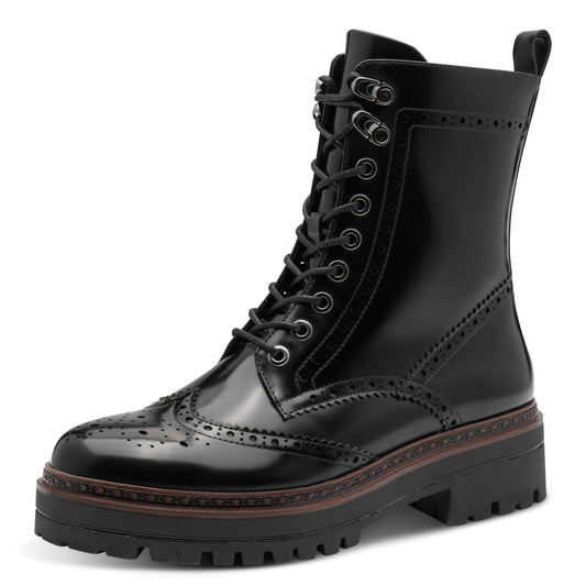 Bottines Bornholm Noires article 25332 Chaussures femmes tamaris Nouvelle Collection automne/hiver 2025 Chaussures Jeanmart Magasins Belgique Liege Grivegnée Ans Namur