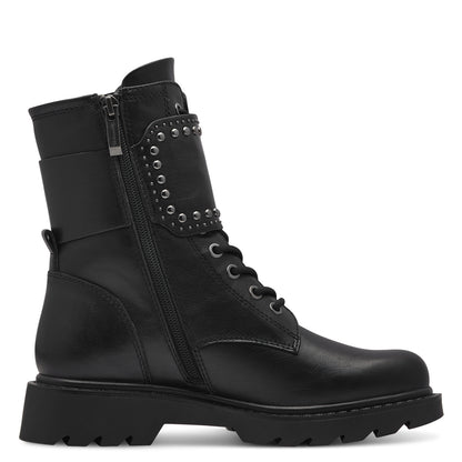 Rikio Schwarze Stiefel