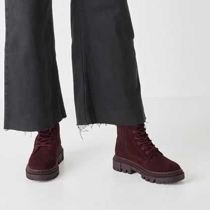 Bottines Faxe Bordeaux
