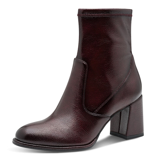 Boots Lejre Bordeaux article 25357 Chaussures femmes tamaris Nouvelle Collection automne/hiver 2025 Chaussures Jeanmart Magasins Belgique Liege Grivegnée Ans Namur