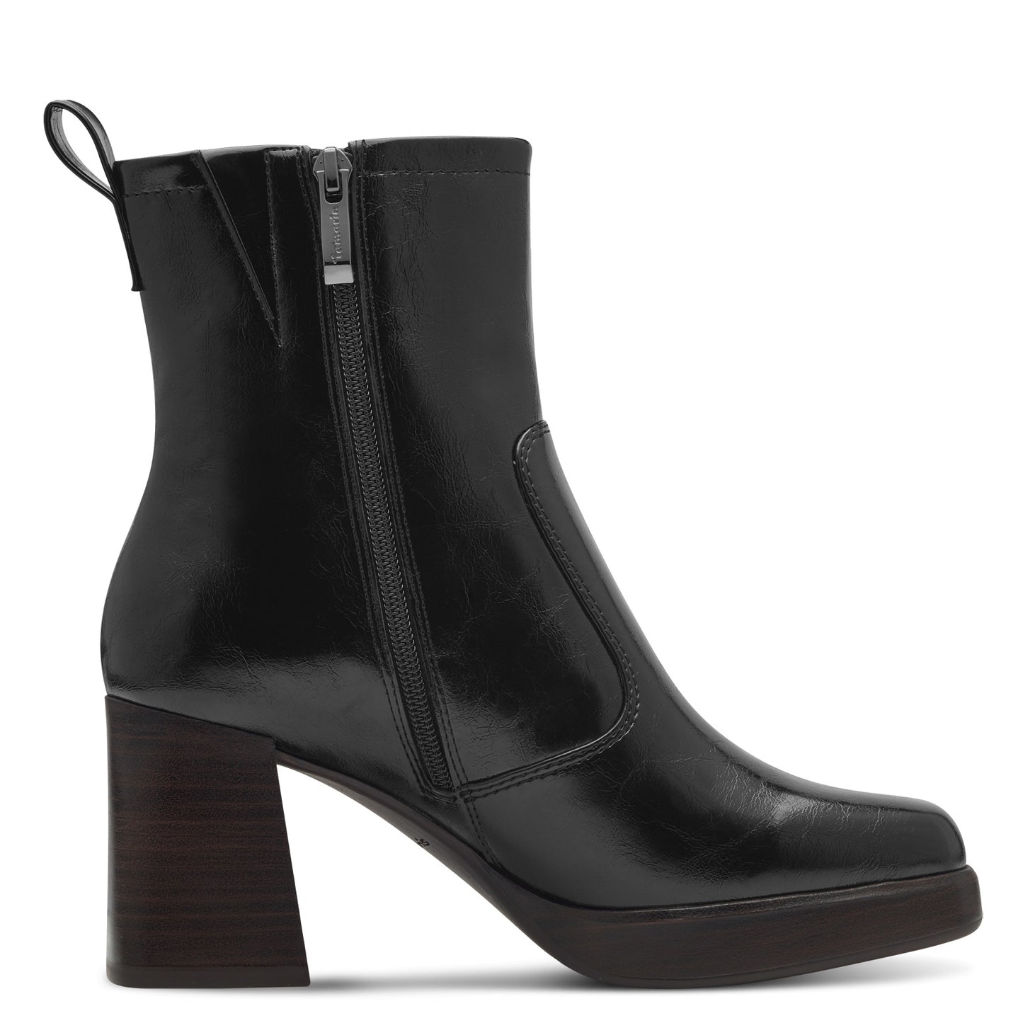Schwarze Iroko-Stiefel
