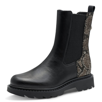 Boots Assens Noirs article 25411 Chaussures femmes tamaris Nouvelle Collection automne/hiver 2025 Chaussures Jeanmart Magasins Belgique Liege Grivegnée Ans Namur