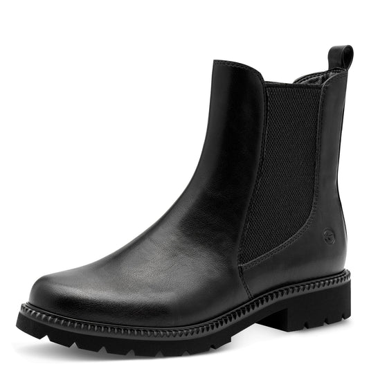 Boots Solrod Noirs article 25417 Chaussures femmes tamaris Nouvelle Collection automne/hiver 2025 Chaussures Jeanmart Magasins Belgique Liege Grivegnée Ans Namur