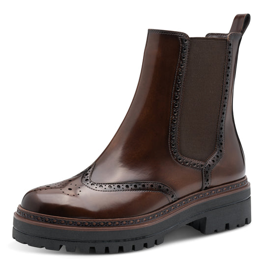 Boots Kerteminde Bruns article 25463 Chaussures femmes tamaris Nouvelle Collection automne/hiver 2025 Chaussures Jeanmart Magasins Belgique Liege Grivegnée Ans Namur