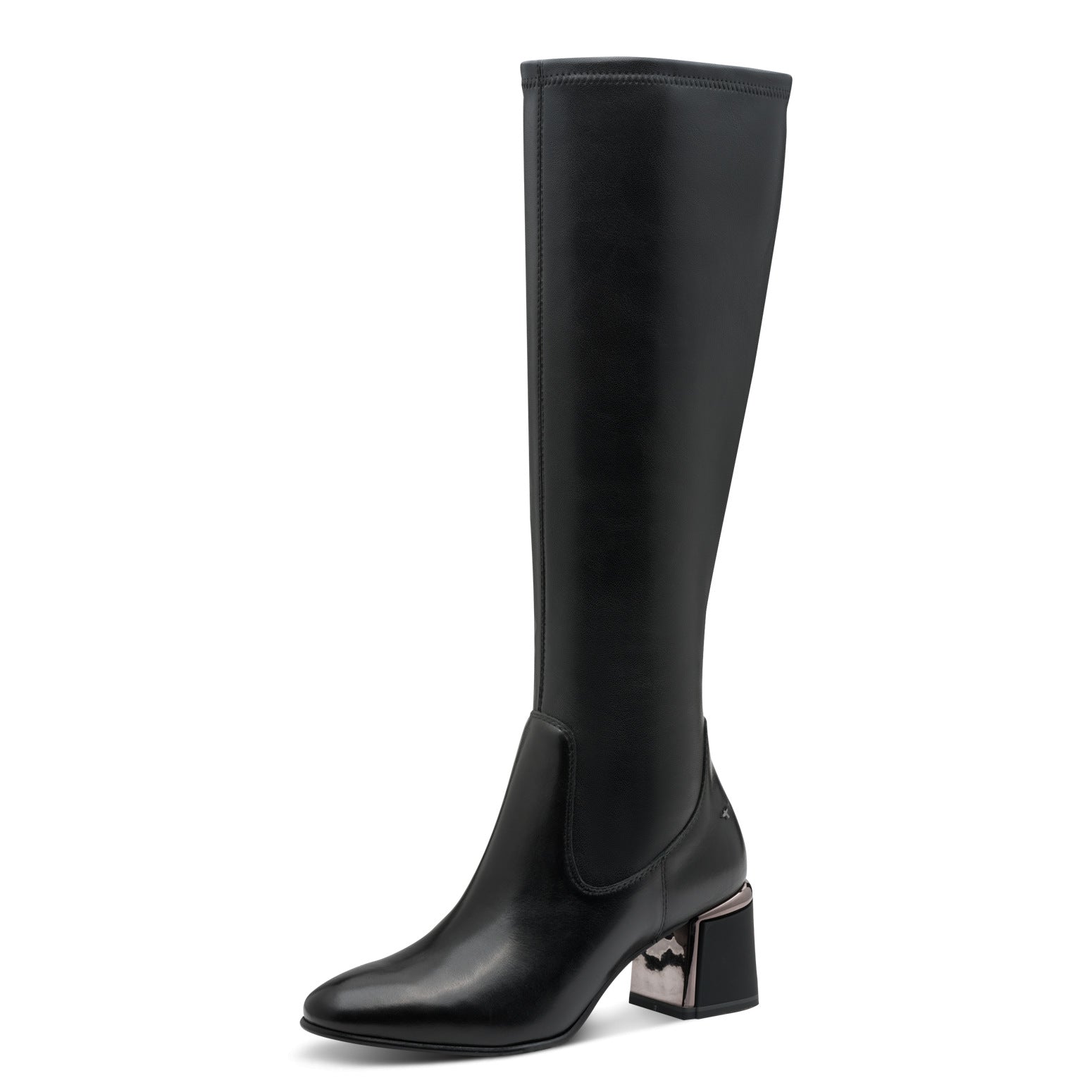 Bottes Stevns Noires article 25527 Chaussures femmes tamaris Nouvelle Collection automne/hiver 2025 Chaussures Jeanmart Magasins Belgique Liege Grivegnée Ans Namur