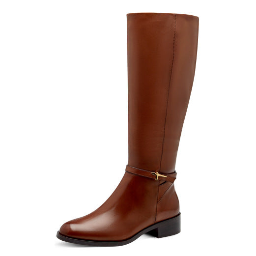 Kamelfarbene Belombra-Stiefel