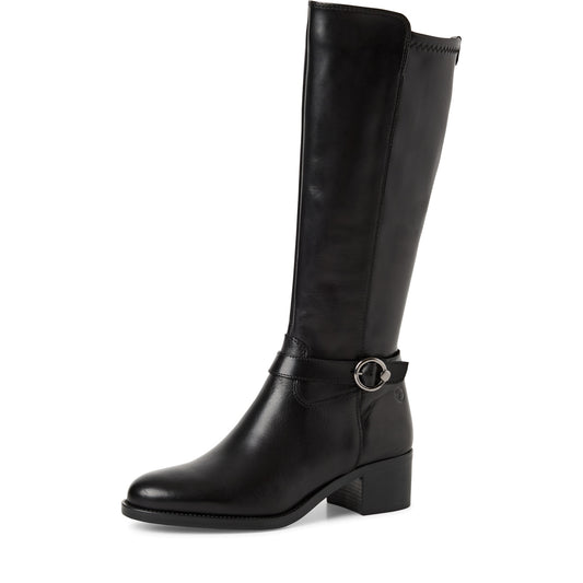 Bottes Albert Noires article 25537 Chaussures femmes tamaris Nouvelle Collection automne/hiver 2025 Chaussures Jeanmart Magasins Belgique Liege Grivegnée Ans Namur