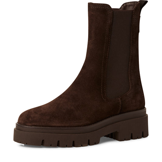 Boots Mangaria Bruns article 25992 Chaussures femmes tamaris Nouvelle Collection automne/hiver 2025 Chaussures Jeanmart Magasins Belgique Liege Grivegnée Ans Namur