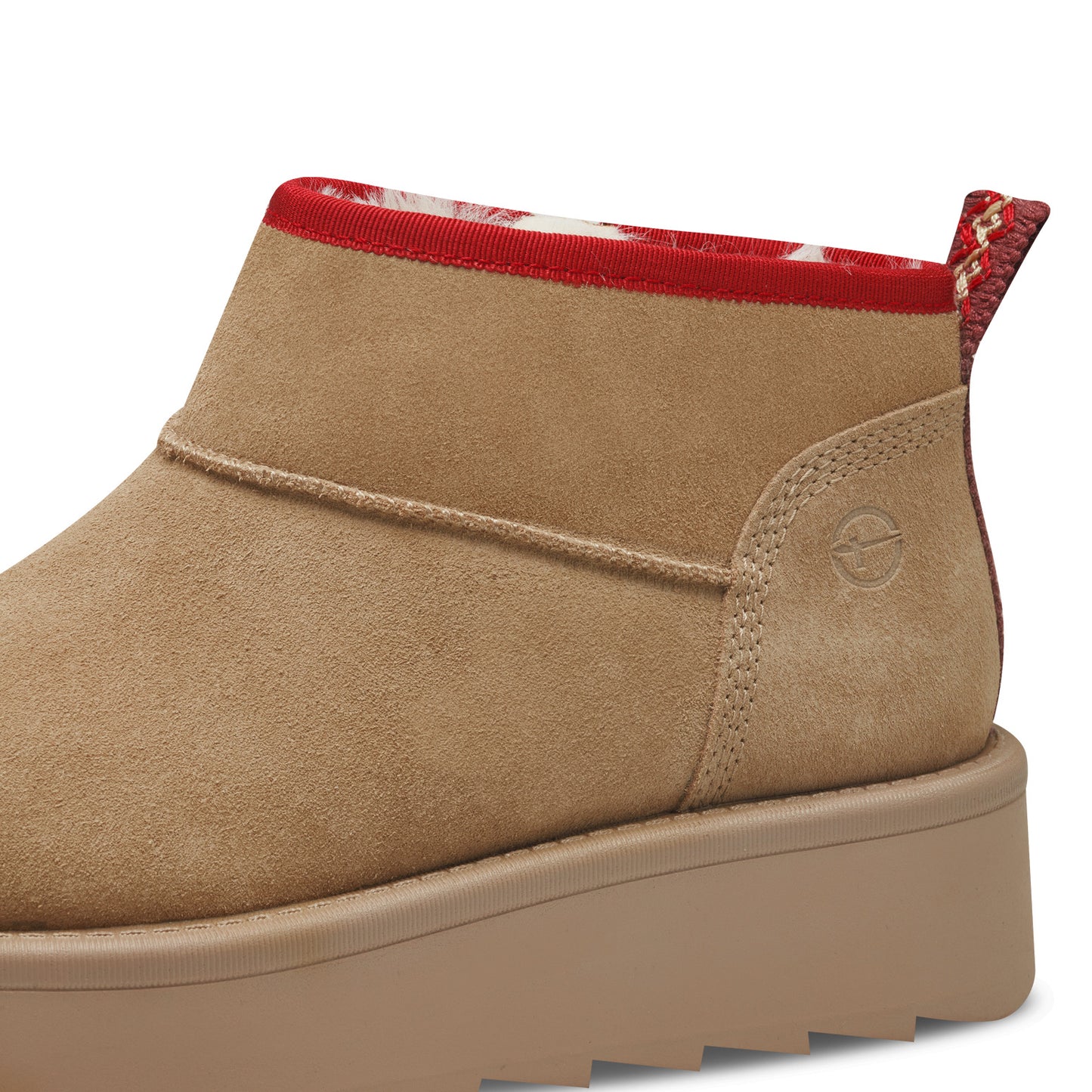 Beige Ogg-Stiefel