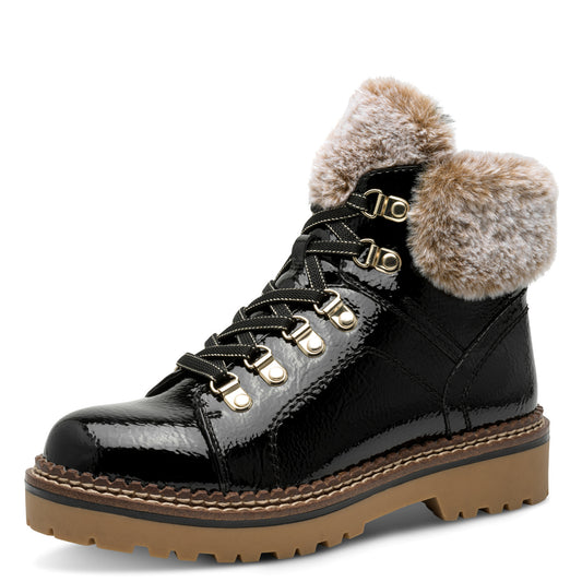 Bottines Araucaria Noires article 26264 Chaussures femmes tamaris Nouvelle Collection automne/hiver 2025 Chaussures Jeanmart Magasins Belgique Liege Grivegnée Ans Namur