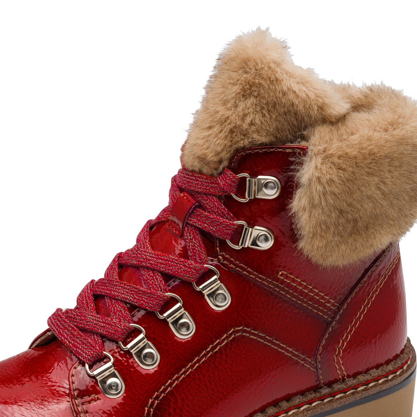 Bottines Araucaria Rouges