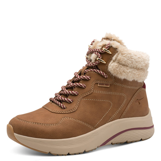 Bottines Frederik Camel article 26278 Chaussures femmes tamaris Nouvelle Collection automne/hiver 2025 Chaussures Jeanmart Magasins Belgique Liege Grivegnée Ans Namur