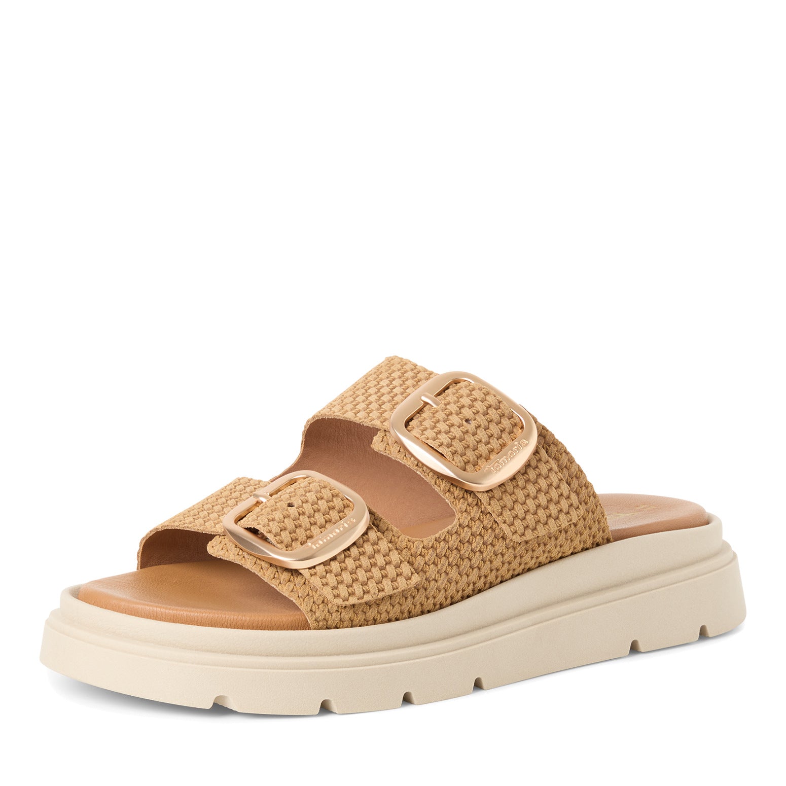 Mules Paquera Beige article 27239 Nouvelle collection Tamaris Printemps été 2026 Magasins chaussures Jeanmart Belgique Liège Grivegnée Ans Namur Eupen