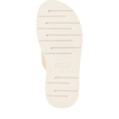 Mules Paquera Beige