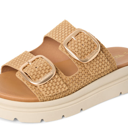 Mules Paquera Beige