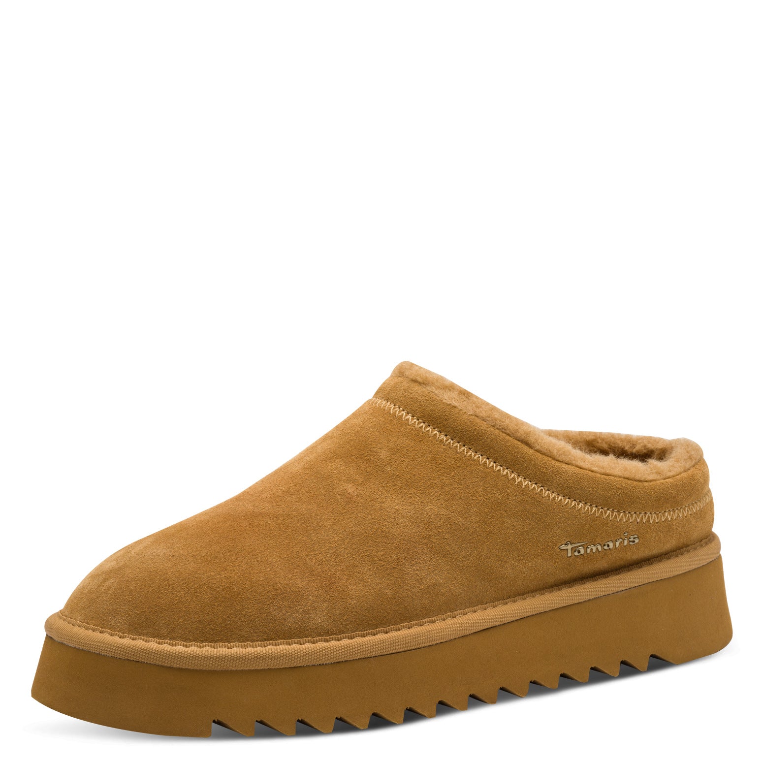 Pantoufles Arhus Camel article 27300 Chaussures femmes tamaris Nouvelle Collection automne/hiver 2025 Chaussures Jeanmart Magasins Belgique Liege Grivegnée Ans Namur