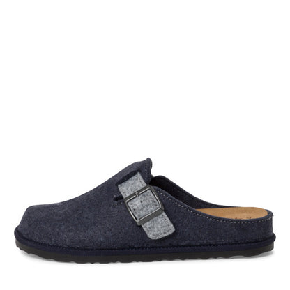 Pantoufles Okala Bleues