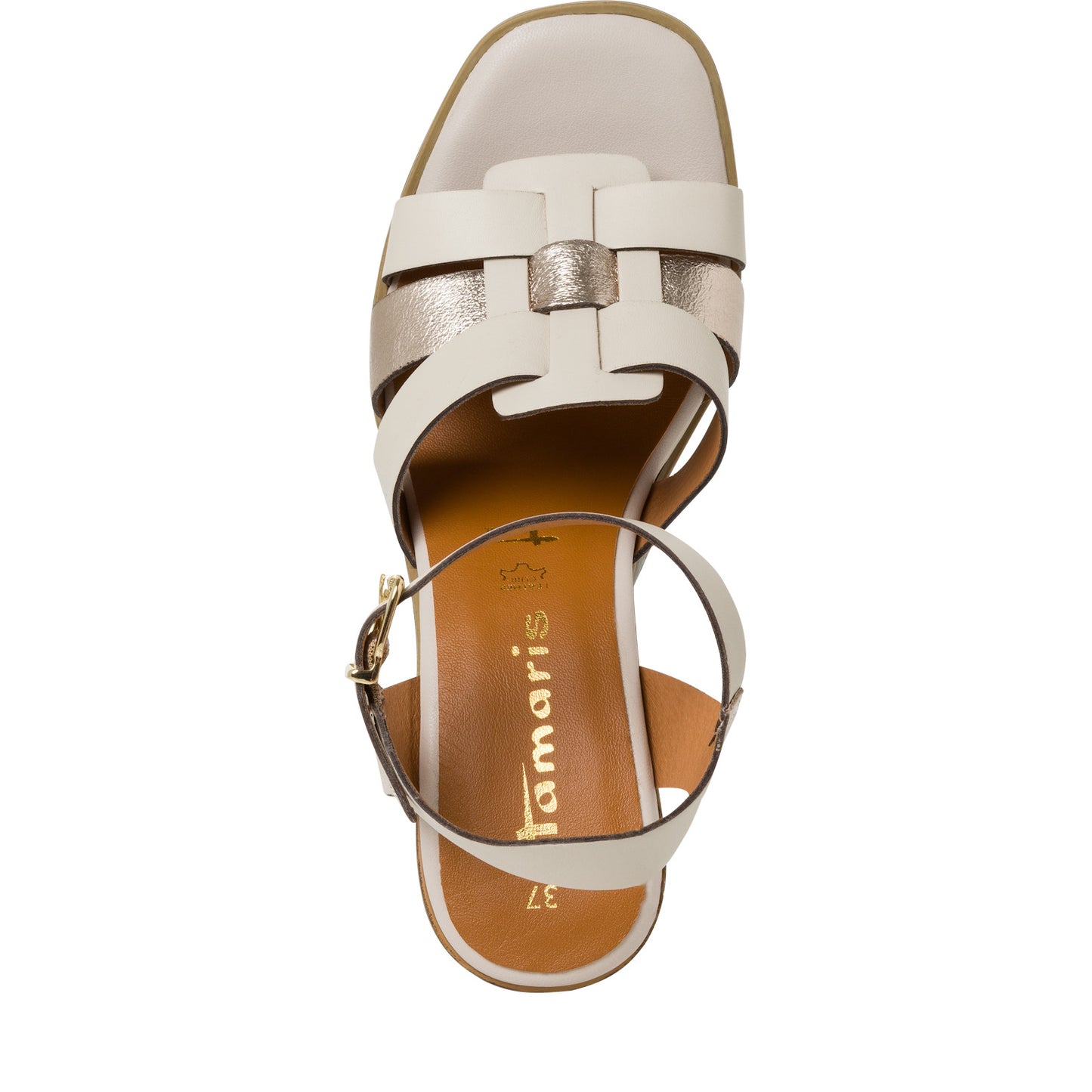 Weiße Noéline-Sandalen 