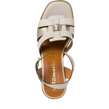 Weiße Noéline-Sandalen 