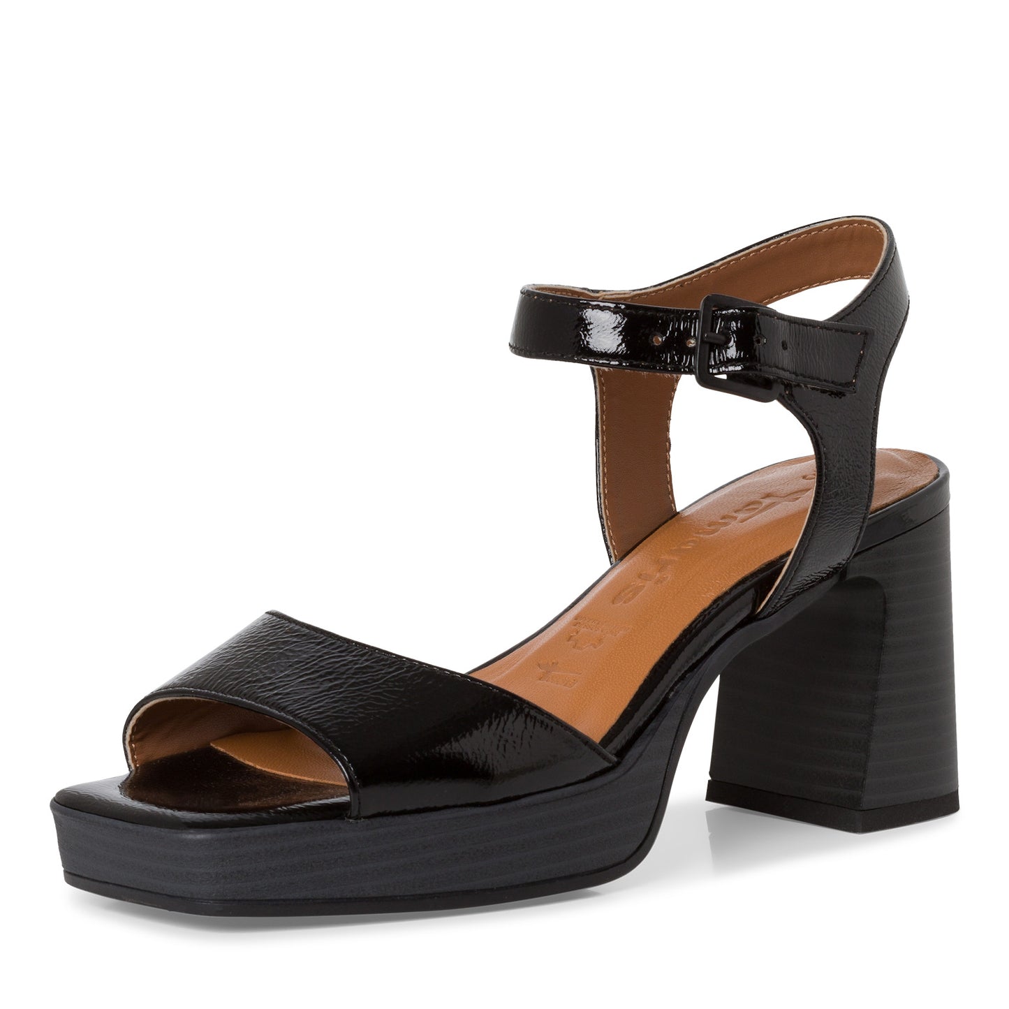 Sandales Emaline Noires article 28030 Magasin Chaussures Tamaris Femmes Belgique Liège Grivegnée Ans Namur Eupen Nouvelle Collection Printemps été 2024