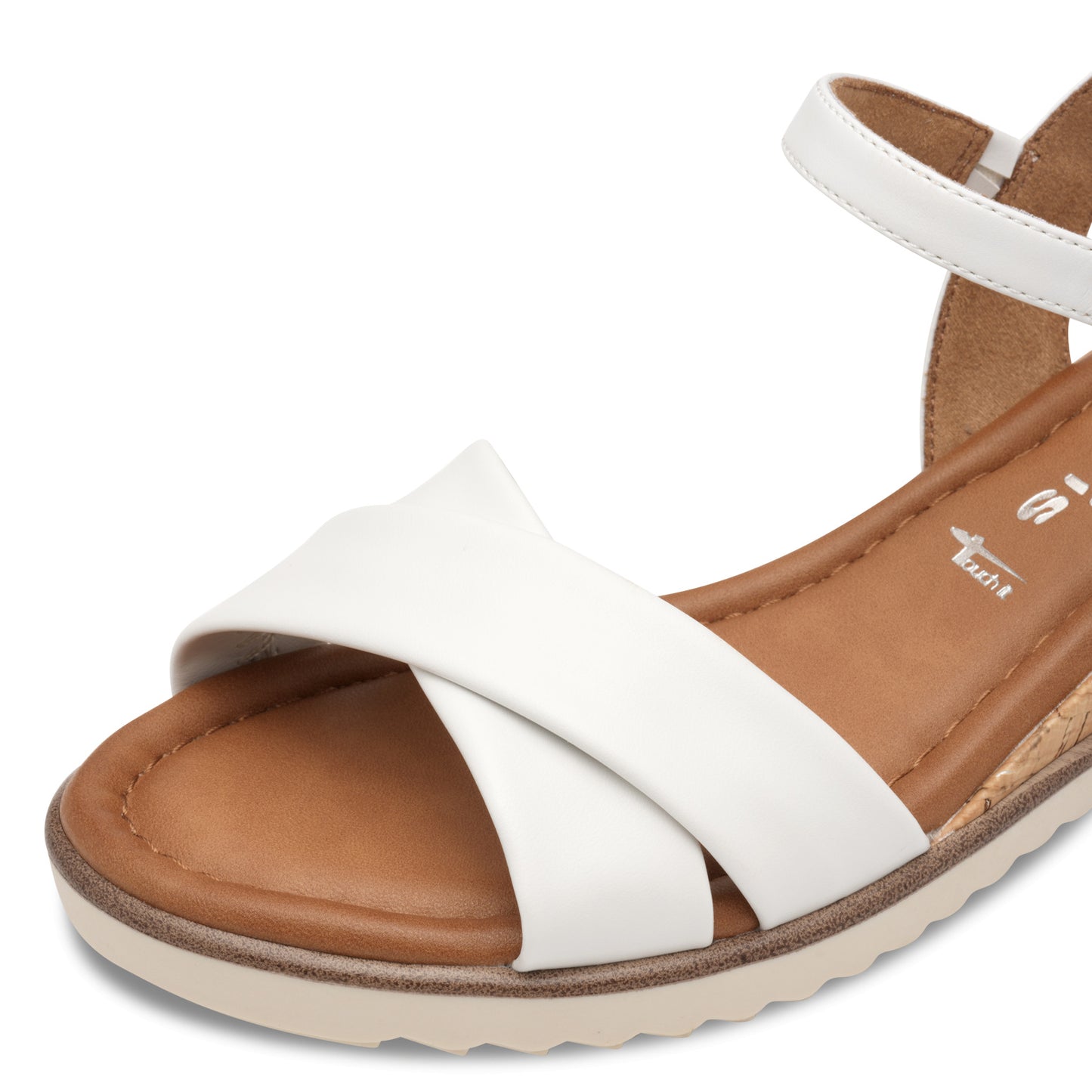 Weiße Karangasem-Sandalen