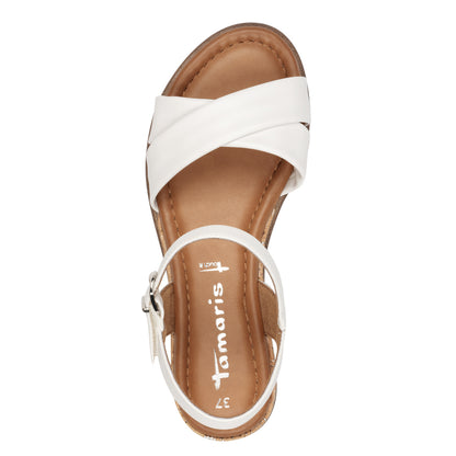 Weiße Karangasem-Sandalen
