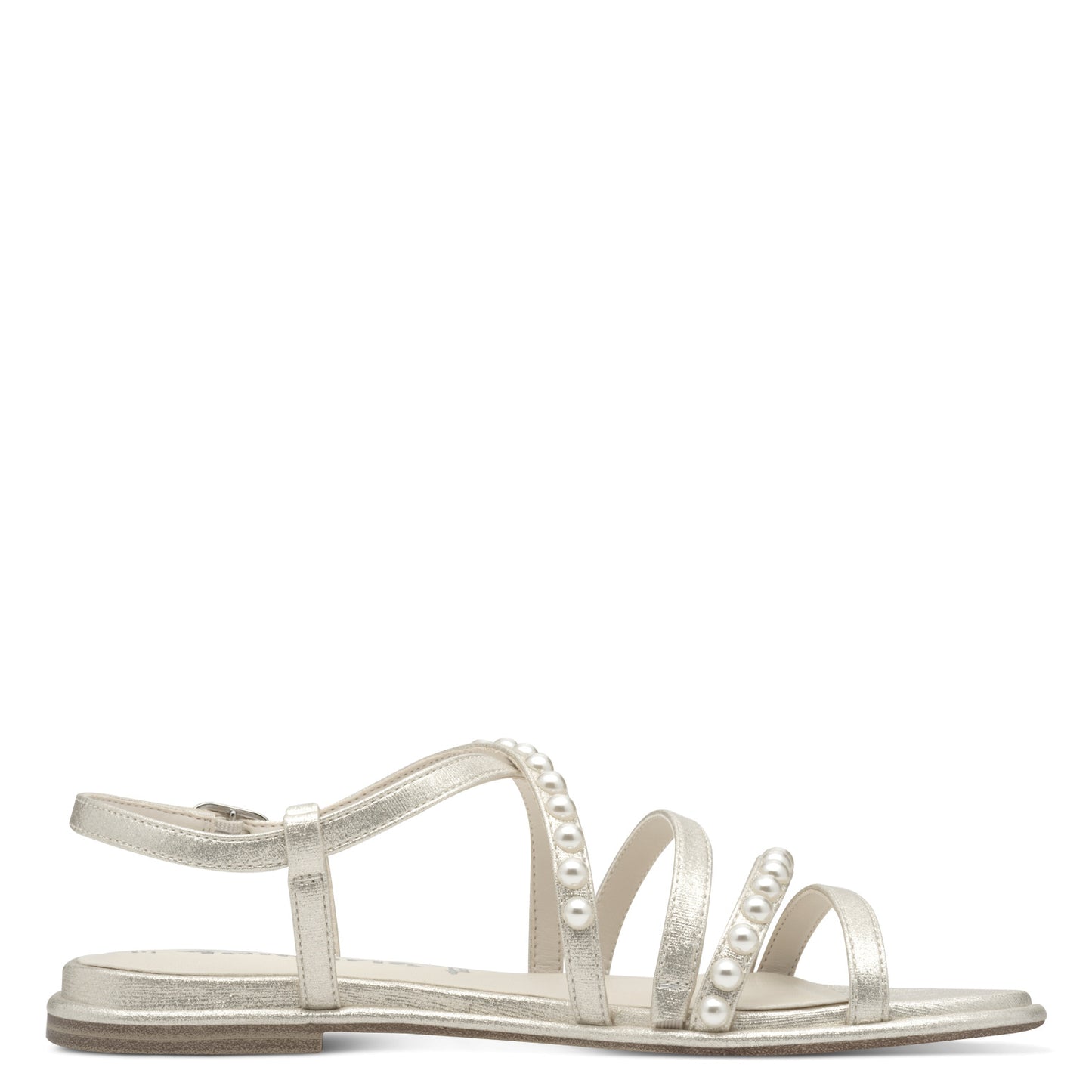 Silberne Buleleng Sandalen