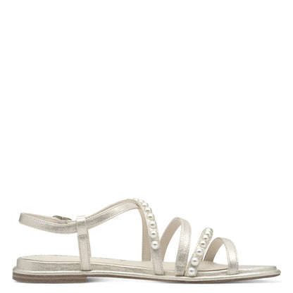 Silberne Buleleng Sandalen
